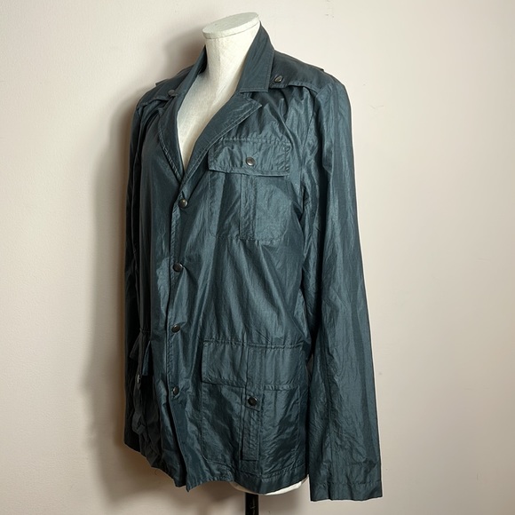 Obakki Cotton Silk Lightweight Black Jacket size M - Picture 5 of 11